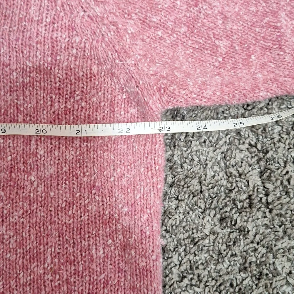 Vintage Lady De Rotchild silk/angora blend - 40 / L - heathered pink